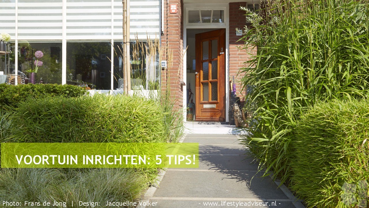 Tips voor het inrichten kleine voortuin Tuinontwerpervinden.nl