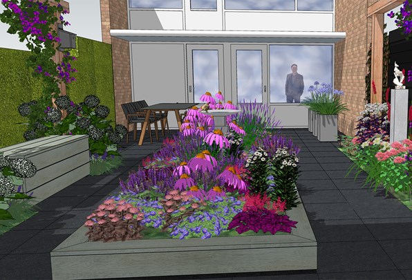 &#169;ConceptGroen Tuinontwerp met Millboard